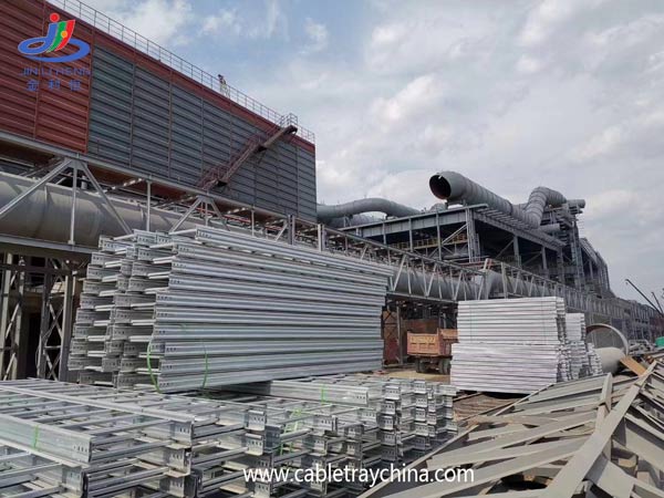 HDG Perforated cable ladder for Steel plant expansion HDG Perforated cable ladder for Steel plant expansion In Kenya