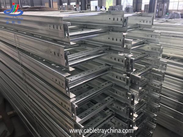 HDG cable ladder for Steel plant expansion In Kenya HDG Perforated cable ladder for Steel plant expansion In Kenya