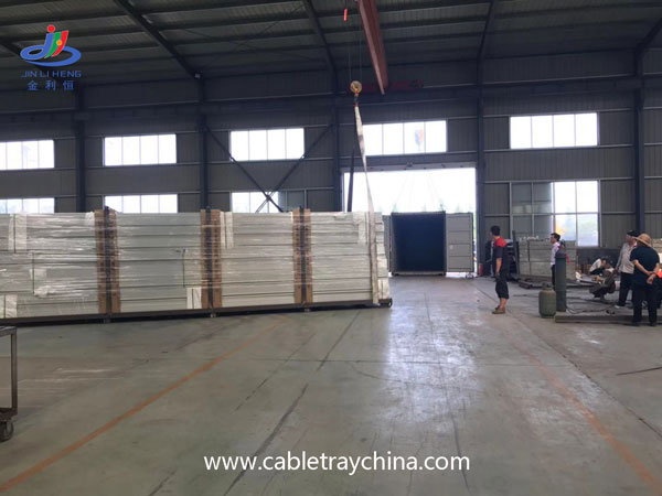 Powder spray ladder cable tray for Vietnam factory building plant Powder spray ladder cable tray for Vietnam tire factory building plant