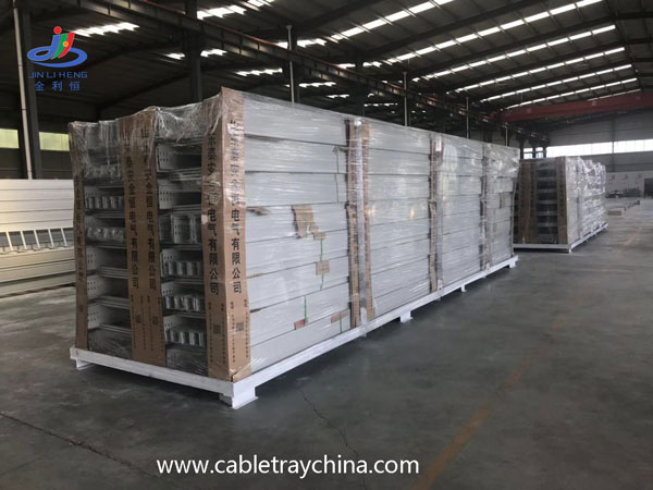 ladder cable tray for Vietnam tire factory building plant Steel ladder cable tray for Vietnam tire factory building plant